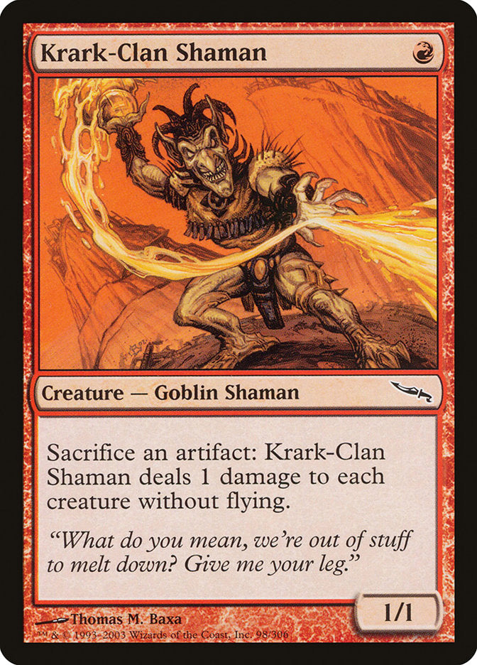 Krark-Clan Shaman [Mirrodin] | Good Games Adelaide SA