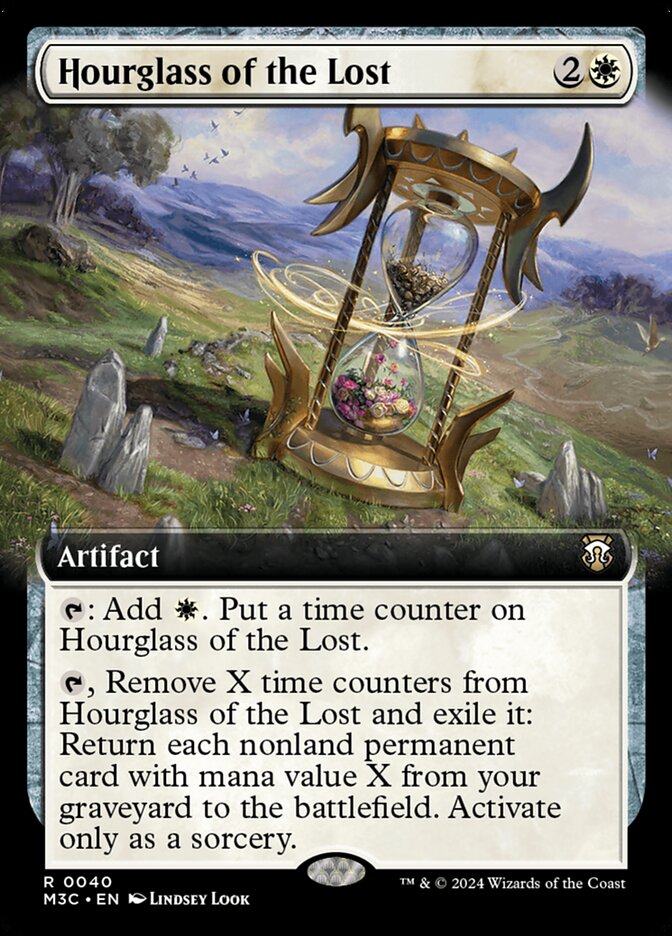 Hourglass of the Lost 40/411 (Commander: Modern Horizons 3)  - Extended Art | Good Games Adelaide SA
