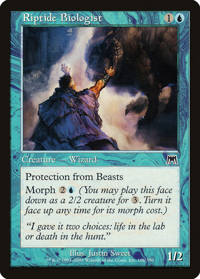 Riptide Biologist 106 (Onslaught)  - Foil | Good Games Adelaide SA