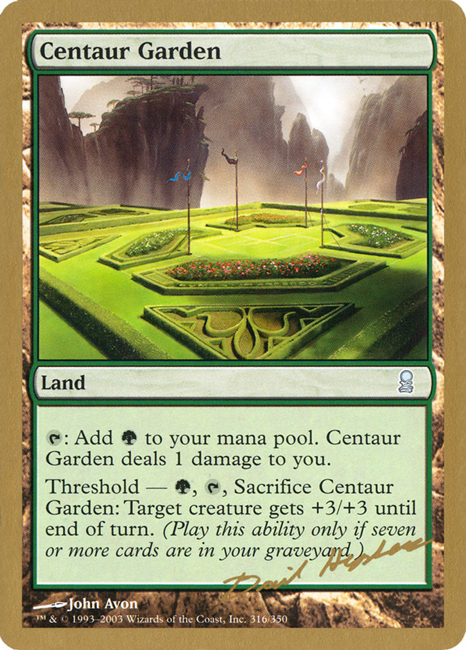 Centaur Garden (Dave Humpherys) [World Championship Decks 2003] | Good Games Adelaide SA