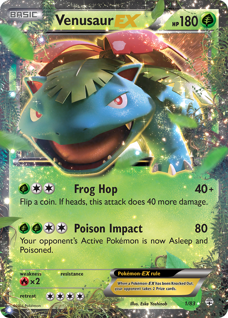 Venusaur EX (1/83) [XY: Generations] | Good Games Adelaide SA