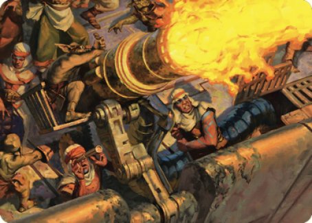Mana Cannons Art Card [Dominaria United Art Series] | Good Games Adelaide SA