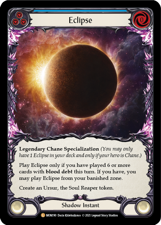 Eclipse [MON190-CF] 1st Edition Cold Foil | Good Games Adelaide SA