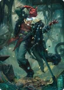 Tibalt Cosmic Impostor Art Card 67 (Art Series: Kaldheim)  | Good Games Adelaide SA