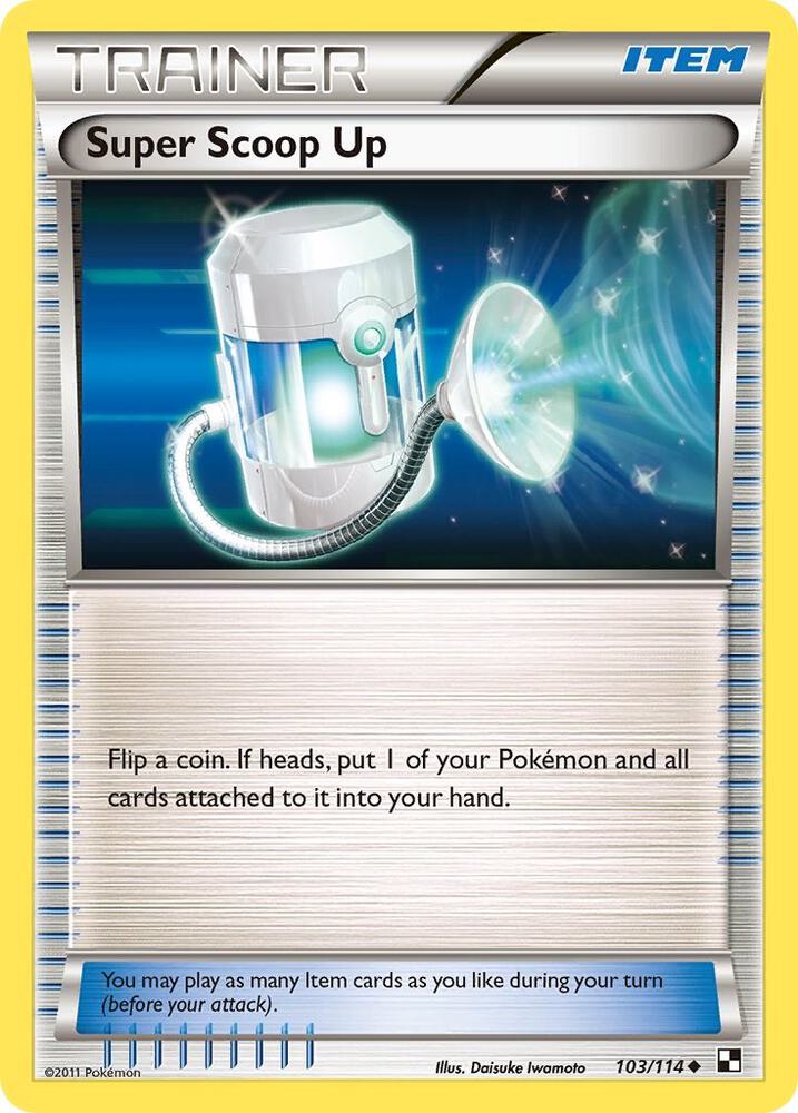 Super Scoop Up 103/114 (Black and White)  - Reverse Holofoil | Good Games Adelaide SA