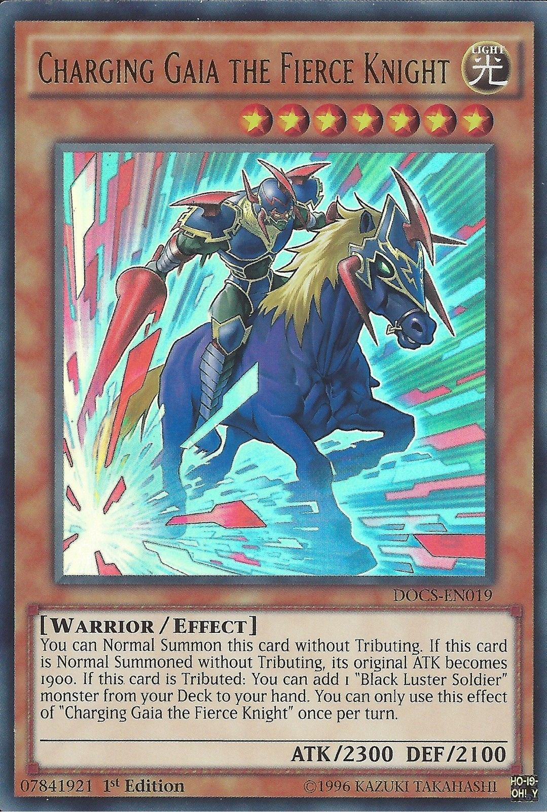 Charging Gaia the Fierce Knight [DOCS-EN019] Ultra Rare | Good Games Adelaide SA