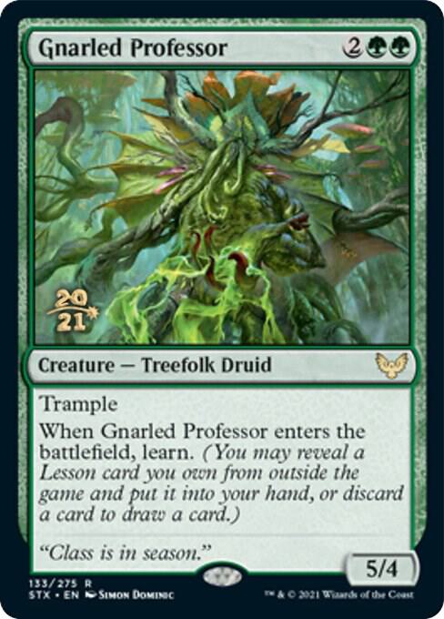 Gnarled Professor 133 (Prerelease Cards)  - Foil | Good Games Adelaide SA