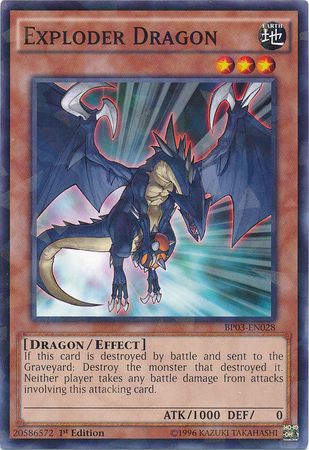 Exploder Dragon [BP03-EN028] Shatterfoil Rare | Good Games Adelaide SA