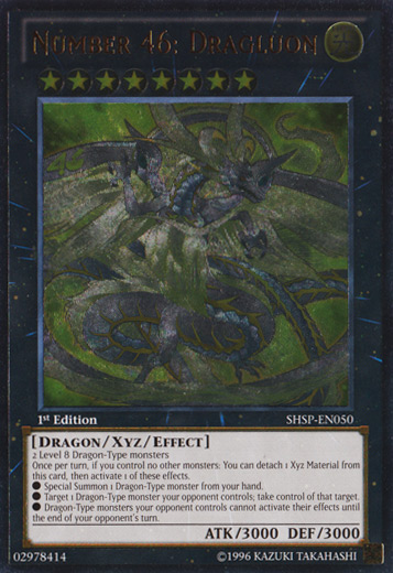 Number 46: Dragluon (UTR) [SHSP-EN050] Ultimate Rare | Good Games Adelaide SA