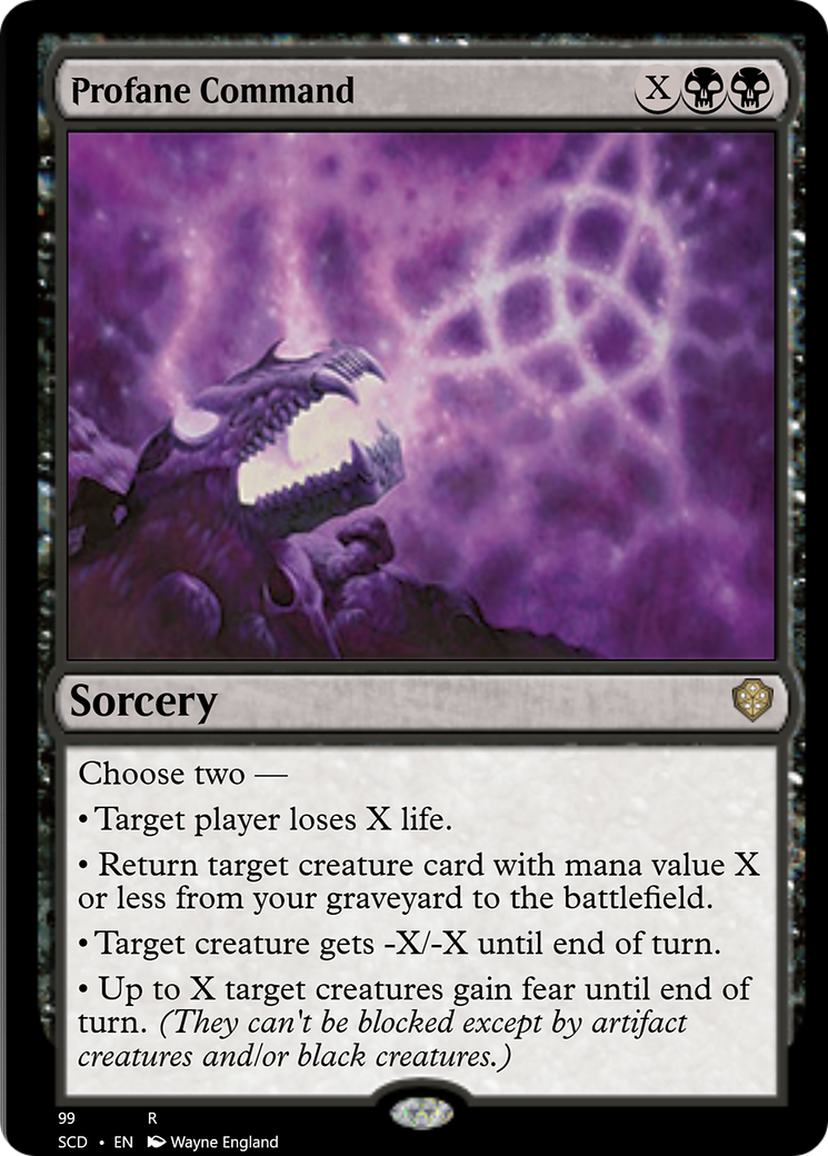 Profane Command [Starter Commander Decks] | Good Games Adelaide SA