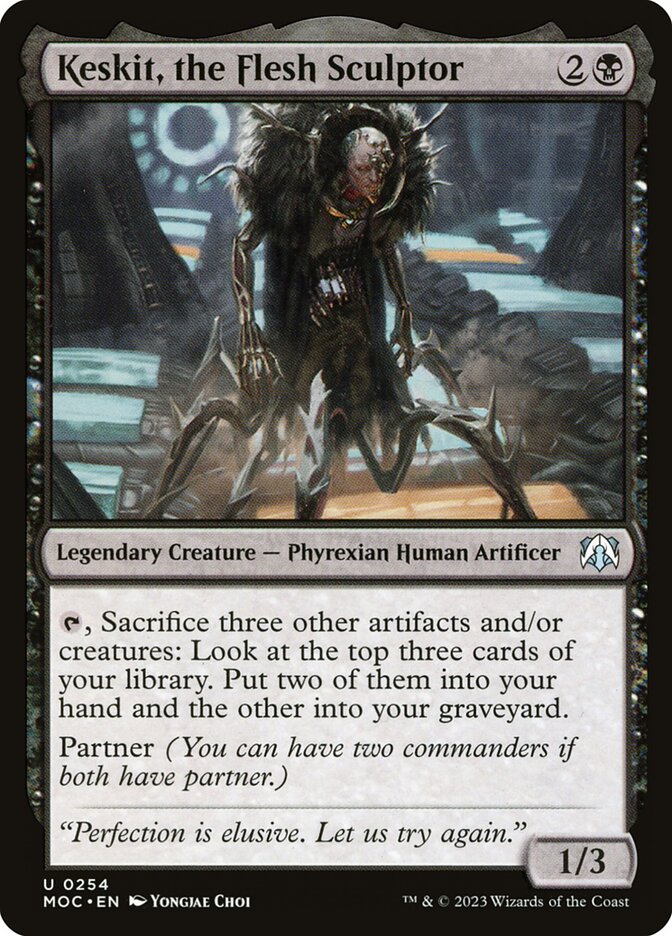 Keskit, the Flesh Sculptor 254 (Commander: March of the Machine)  | Good Games Adelaide SA