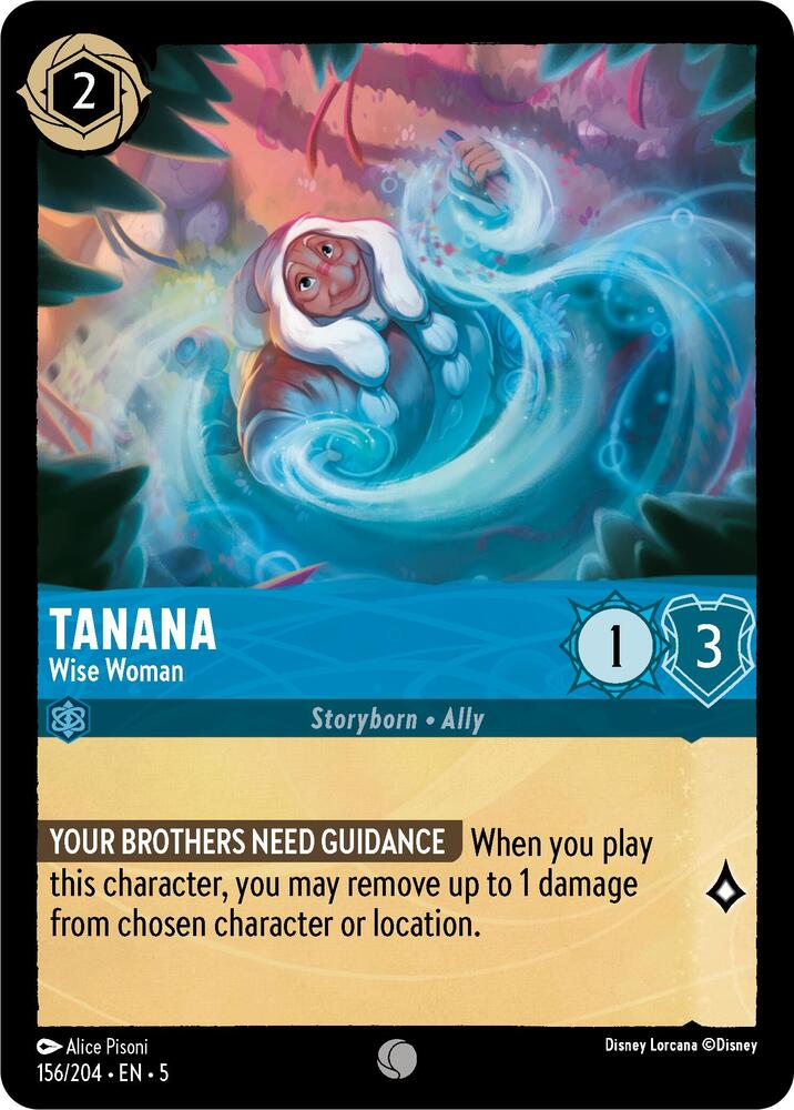 Tanana Wise Woman 156/204 (Shimmering Skies)  | Good Games Adelaide SA