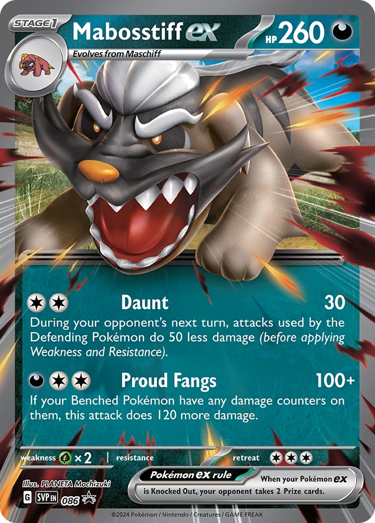 Mabosstiff ex (086) [Scarlet & Violet: Black Star Promos] | Good Games Adelaide SA