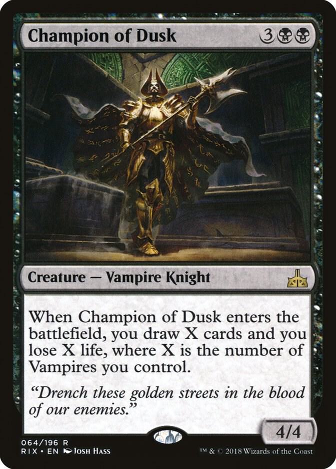 Champion of Dusk 64 (Rivals of Ixalan)  | Good Games Adelaide SA