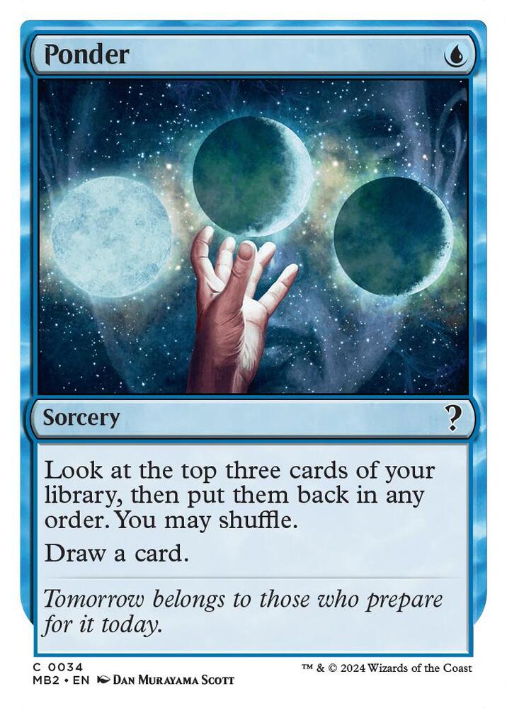 Ponder 34 (Mystery Booster 2)  | Good Games Adelaide SA
