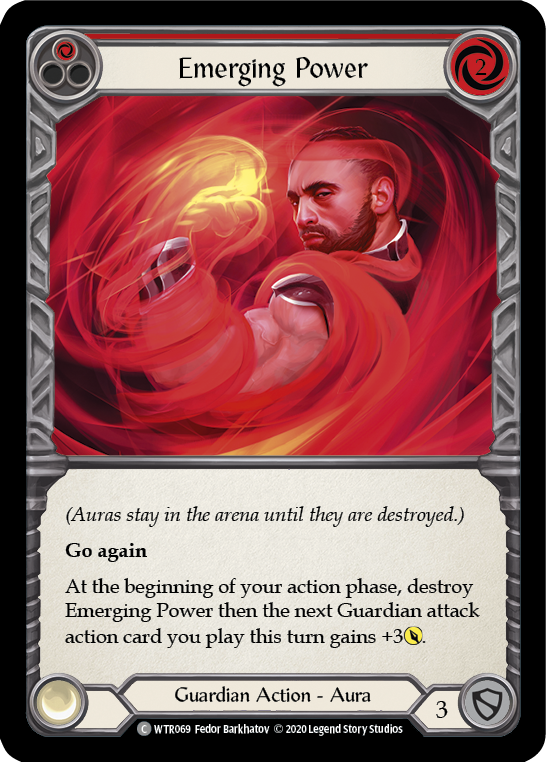 Emerging Power (Red) [U-WTR069] Unlimited Rainbow Foil | Good Games Adelaide SA
