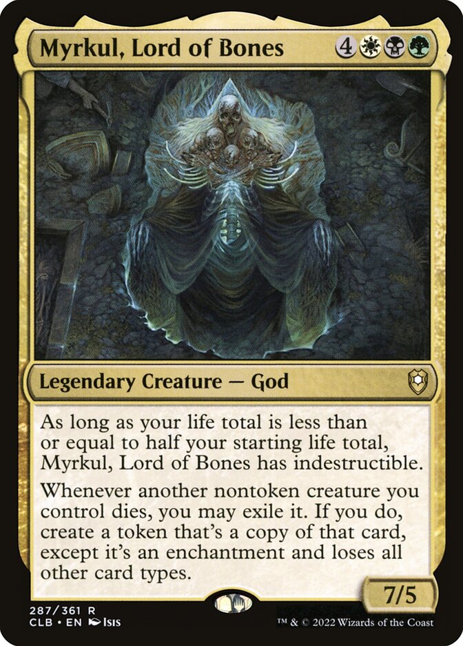 Myrkul Lord of Bones 287 (Commander Legends: Battle for Baldur's Gate)  - Foil | Good Games Adelaide SA