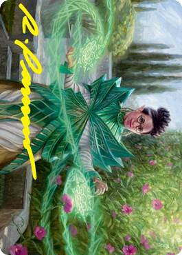 Kianne Dean of Substance Art Card Gold Stamped Signature 51 (Art Series: Strixhaven)  | Good Games Adelaide SA