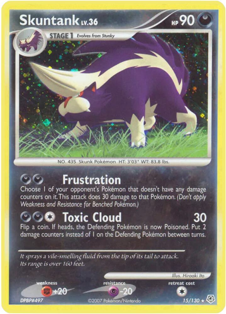Skuntank 15/130 (Diamond and Pearl)  - Holofoil | Good Games Adelaide SA