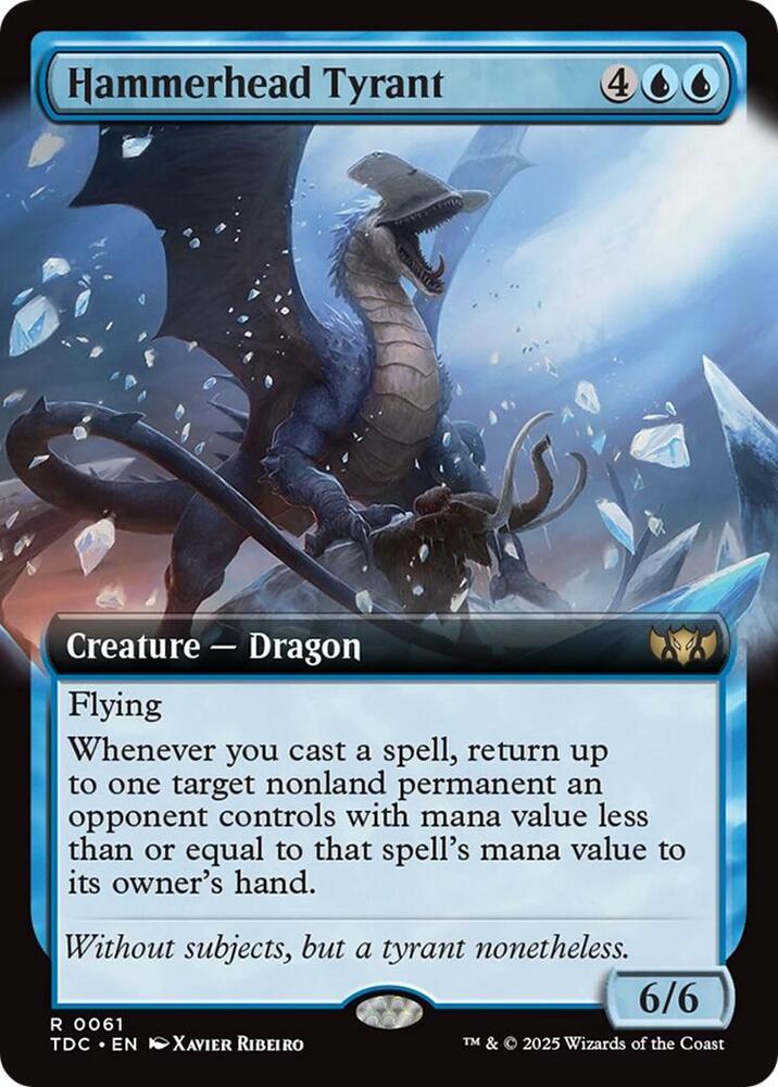 Hammerhead Tyrant 61 (Commander: Tarkir: Dragonstorm)  | Good Games Adelaide SA