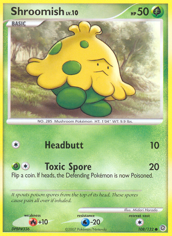 Shroomish (108/132) [Diamond & Pearl: Secret Wonders] | Good Games Adelaide SA