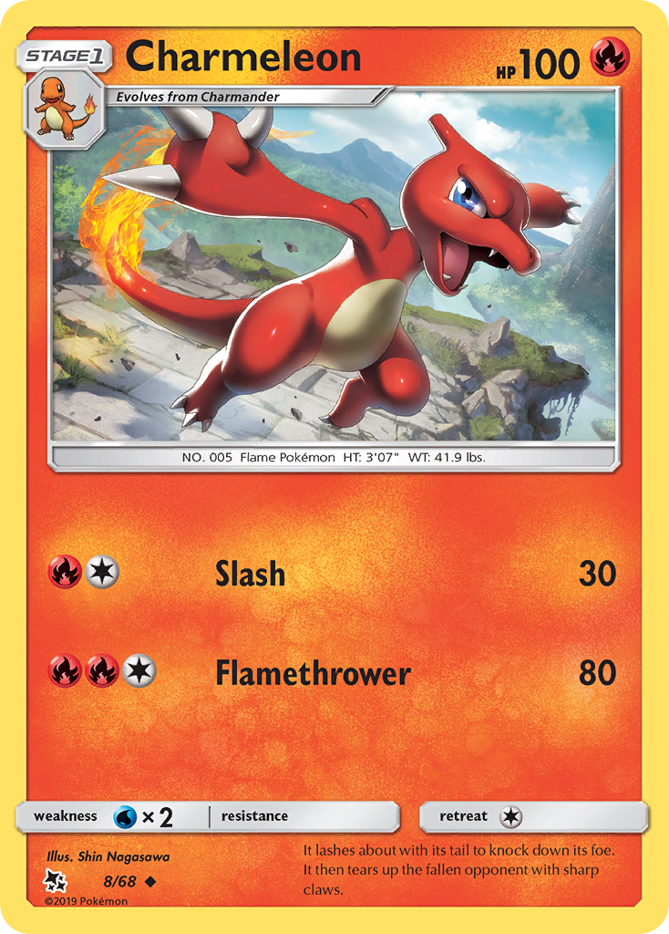 Charmeleon (8/68) [Sun & Moon: Hidden Fates] | Good Games Adelaide SA
