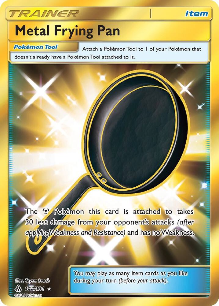 Metal Frying Pan Secret 144/131 (SM - Forbidden Light)  - Holofoil | Good Games Adelaide SA