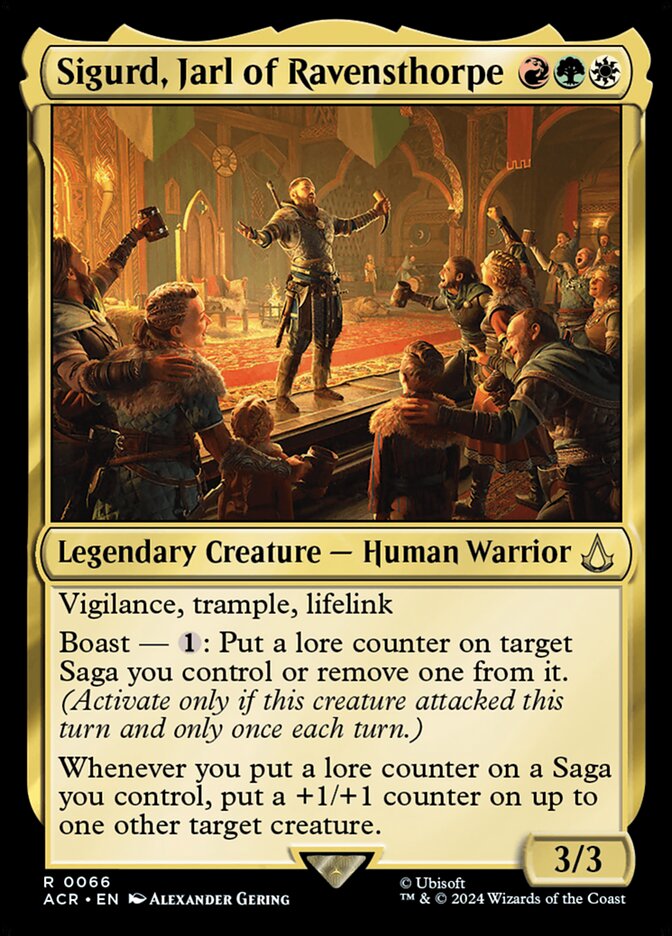 Sigurd, Jarl of Ravensthorpe 66 (Universes Beyond: Assassin's Creed)  - Foil | Good Games Adelaide SA