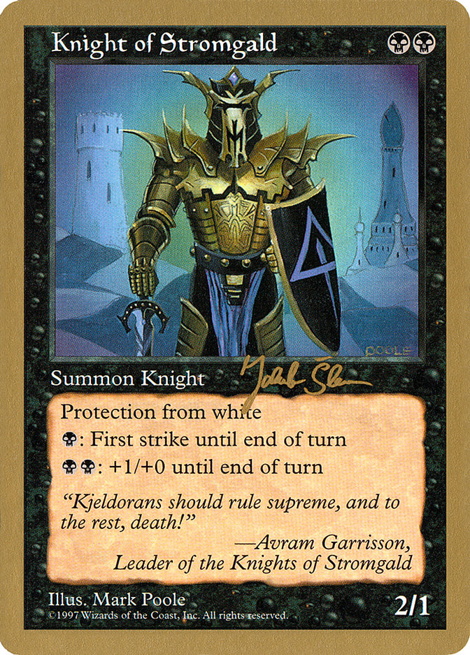 Knight of Stromgald (Jakub Slemr) [World Championship Decks 1997] | Good Games Adelaide SA