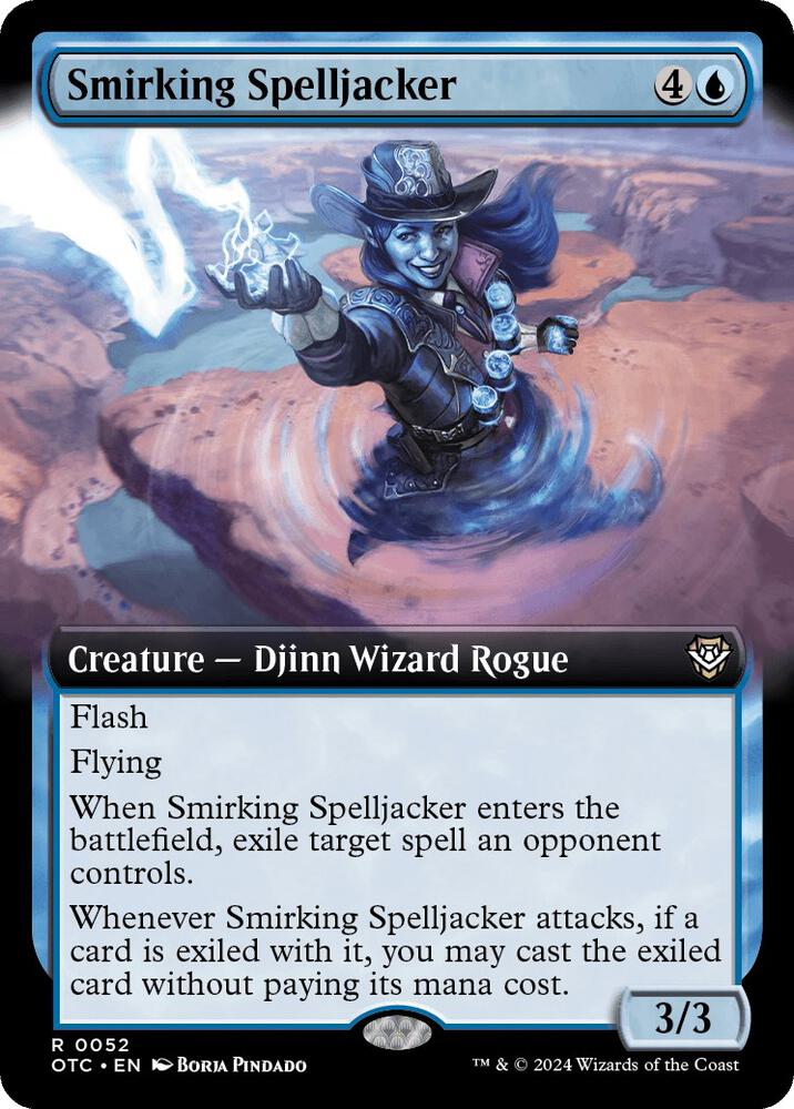 Smirking Spelljacker 52 (Commander: Outlaws of Thunder Junction)  | Good Games Adelaide SA