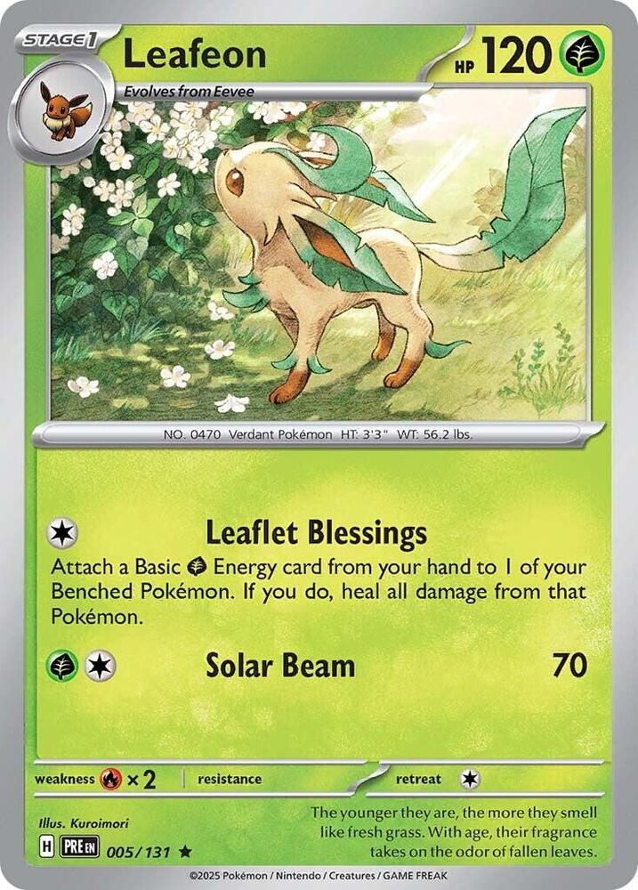 Leafeon 005/131 (SV: Prismatic Evolutions)  - Holofoil | Good Games Adelaide SA