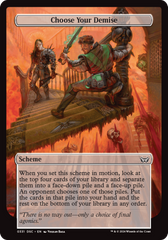 Choose Your Demise (Full Art) [Duskmourn: House of Horror Commander] | Good Games Adelaide SA