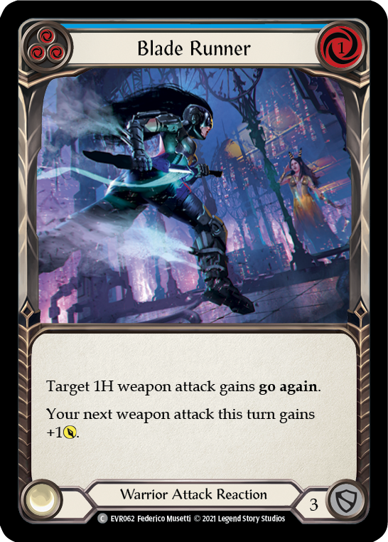Blade Runner (Blue) [EVR062] (Everfest)  1st Edition Rainbow Foil | Good Games Adelaide SA