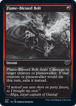 Flame Blessed Bolt 425 (Innistrad: Double Feature)  - Foil | Good Games Adelaide SA