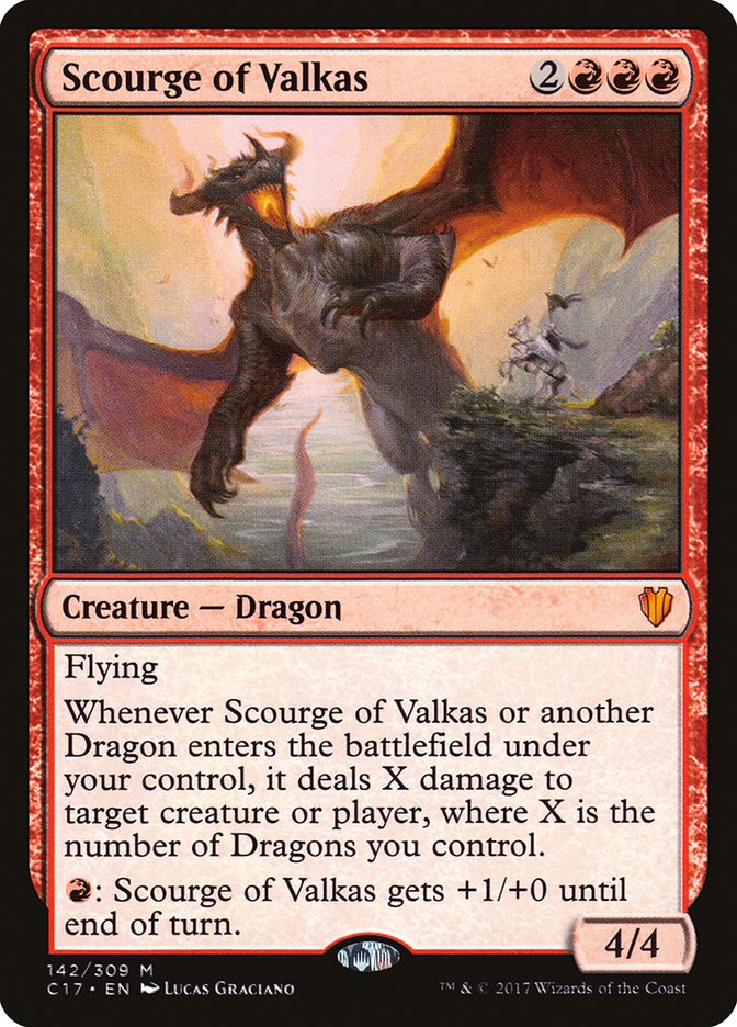 Scourge of Valkas [Commander 2017] | Good Games Adelaide SA