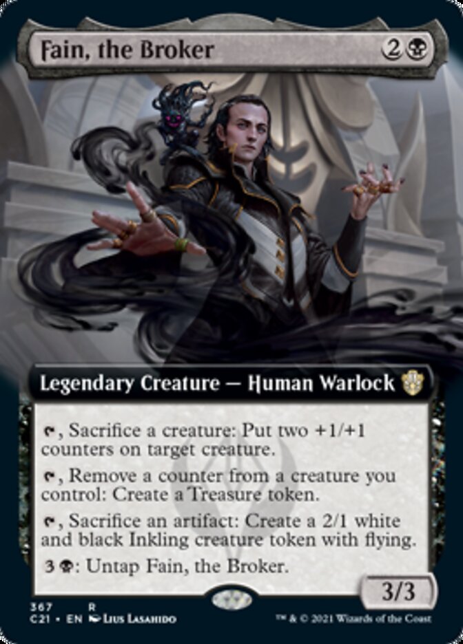 Fain, the Broker (Extended) [Commander 2021] | Good Games Adelaide SA
