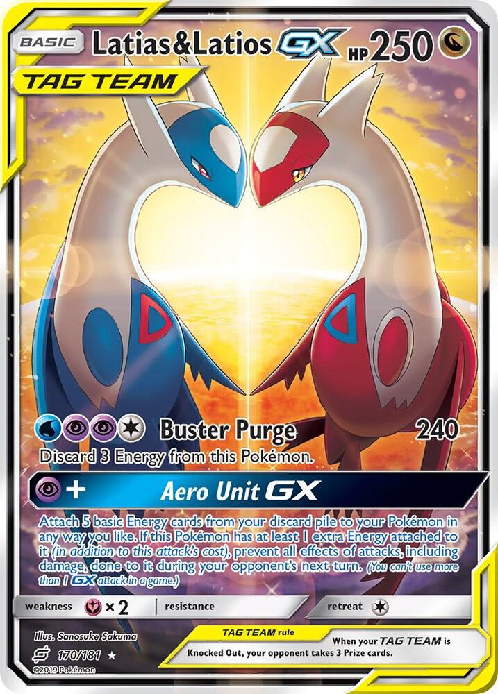 Latias and Latios GX Alternate Full Art 170/181 (SM - Team Up)  - Holofoil | Good Games Adelaide SA