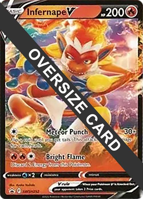 Infernape V SWSH252 SWS252 (Jumbo Cards)  - Holofoil | Good Games Adelaide SA