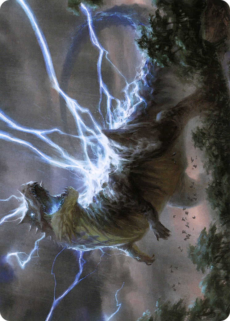 Thrasta, Tempest's Roar Art Card (41) [Modern Horizons 2 Art Series] | Good Games Adelaide SA