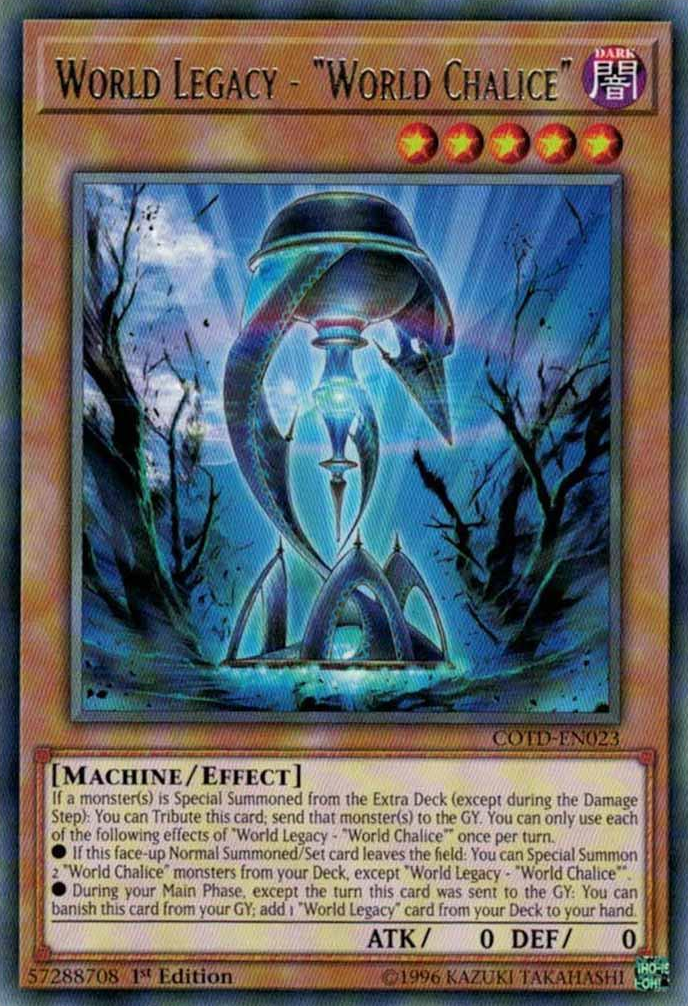 World Legacy - "World Chalice" [COTD-EN023] Rare | Good Games Adelaide SA