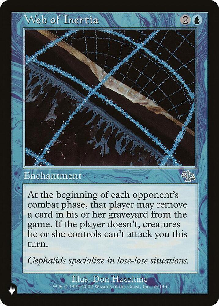 Web of Inertia 53/143 (The List Reprints)  | Good Games Adelaide SA