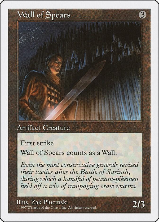 Wall of Spears 407/455 (Fifth Edition)  | Good Games Adelaide SA