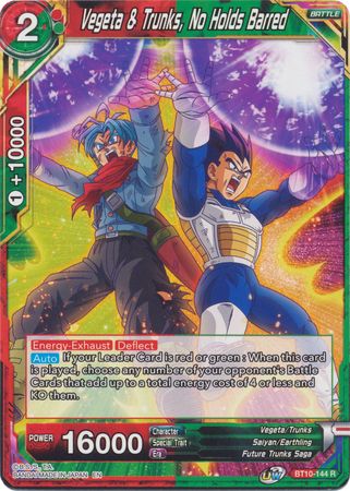 Vegeta & Trunks, No Holds Barred [BT10-144] | Good Games Adelaide SA