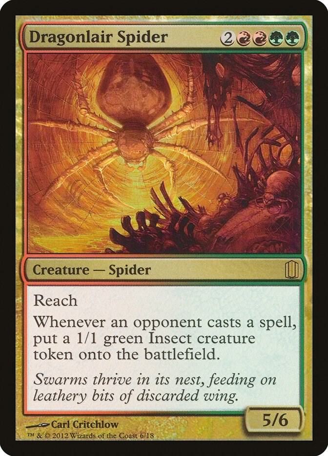 Dragonlair Spider 6 (Commander's Arsenal)  - Foil | Good Games Adelaide SA
