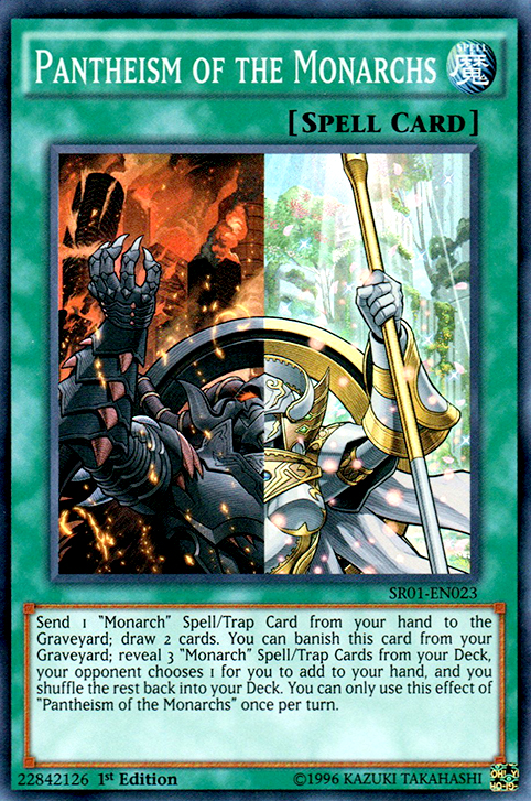 Pantheism of the Monarchs [SR01-EN023] Super Rare | Good Games Adelaide SA