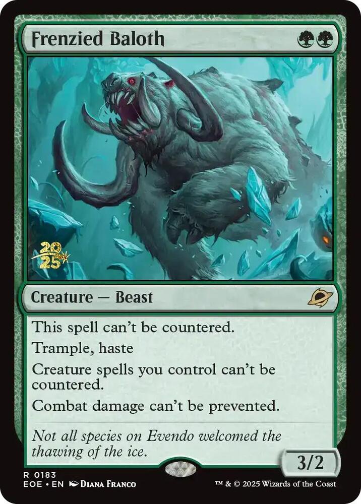Frenzied Baloth 183 (Prerelease Cards)  - Foil | Good Games Adelaide SA