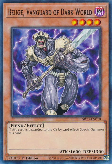 Beiige, Vanguard of Dark World [SR13-EN010] Common | Good Games Adelaide SA