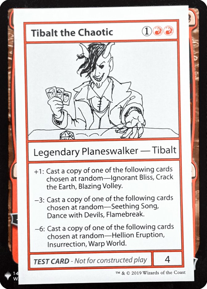 Tibalt the Chaotic [Mystery Booster Playtest Cards] | Good Games Adelaide SA
