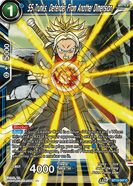 SS Trunks, Defender From Another Dimension (Common) [BT13-057] | Good Games Adelaide SA
