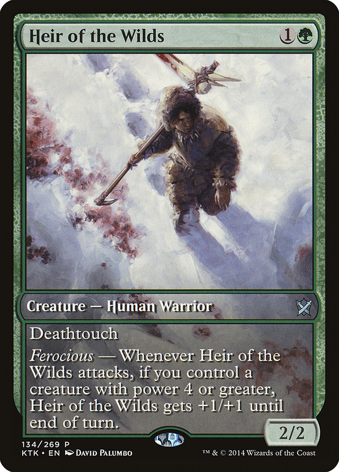 Heir of the Wilds [Khans of Tarkir Promos] | Good Games Adelaide SA